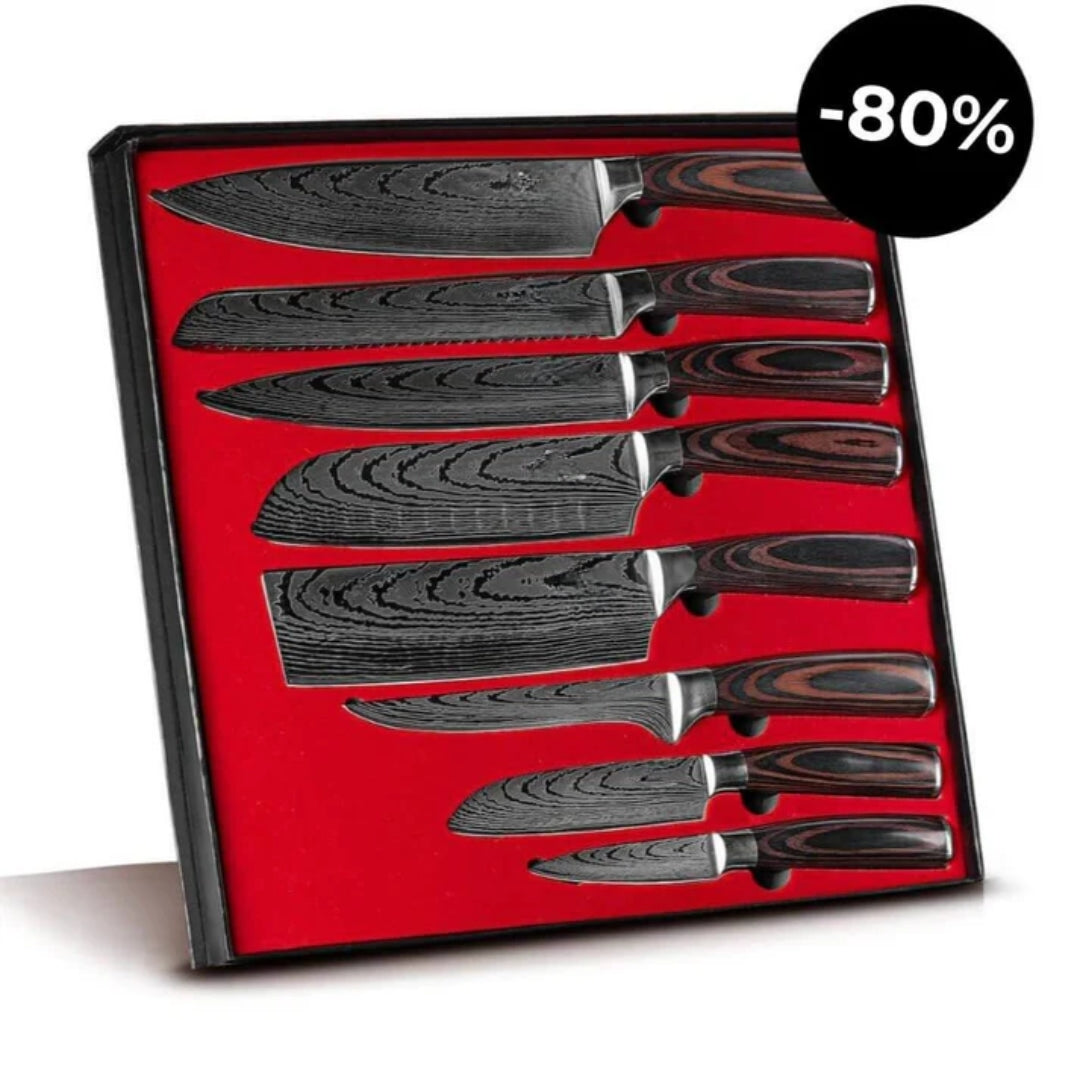 Japanisches Messerset Premium 8-teilig