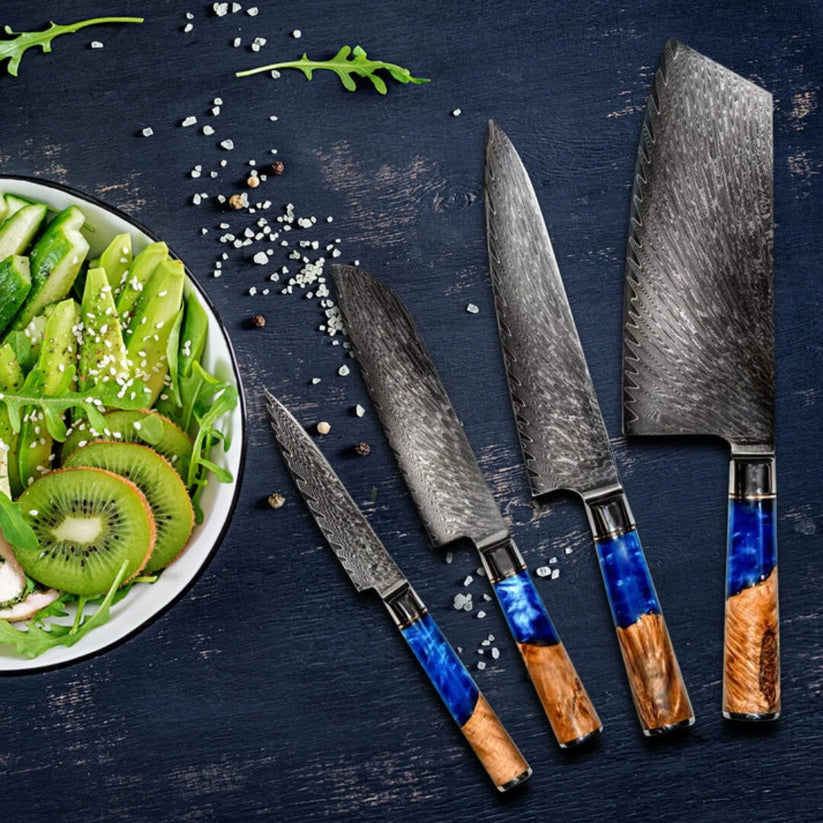 Aoki Damastmesser Set