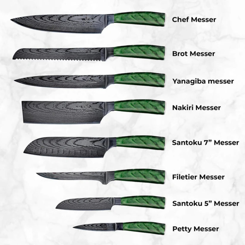 Midori Messerset 8-teilig